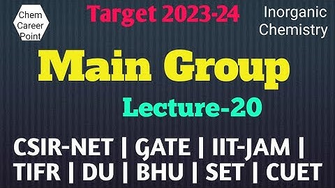 MAIN GROUP Lecture-20 for |CSIR-NET |GATE |IIT-JAM |TIFR|SET-2024 #csirnet #gate-2024 #net-2023 #CCP