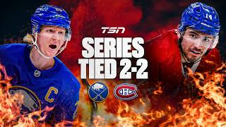 Sabres outlast Habs in Game 4 to tie the series | TSN Postgame Hot Zone