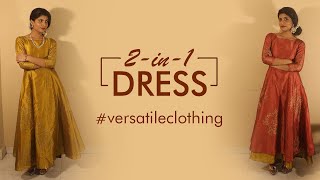 2 IN 1 DRESS| Buy Versatile Clothes| Wedding Season Special | Aditi Sharma Vlog