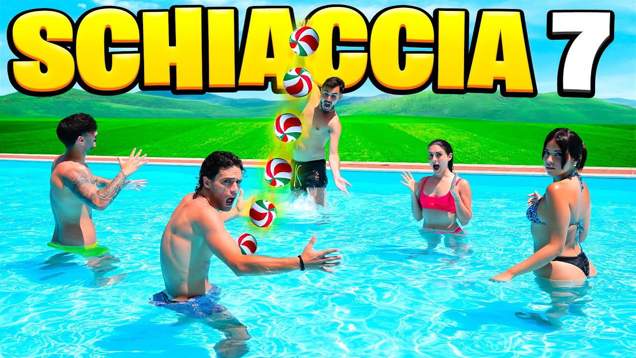🏐 SCHIACCIA 7 con le RAGAZZE in PISCINA! 💦