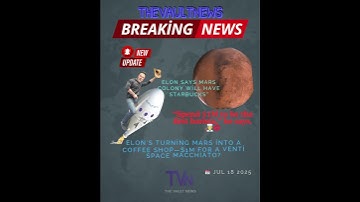 Elon Musk the Mars colony will have a Starbucks.#ElonMusk #StarbucksOnMars #news #cryptocurrency