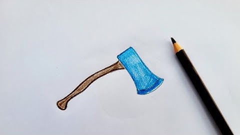 "How to Draw an Axe | Easy Step by Step Drawing Tutorial for Beginners"