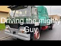 Driving a 1962 guy invincible road run vintage lorry road trip with a gardner 150 engine