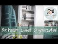 Bathroom Linen Closet Makeover/Organization || Cleaning motivation|| Tameka’s World