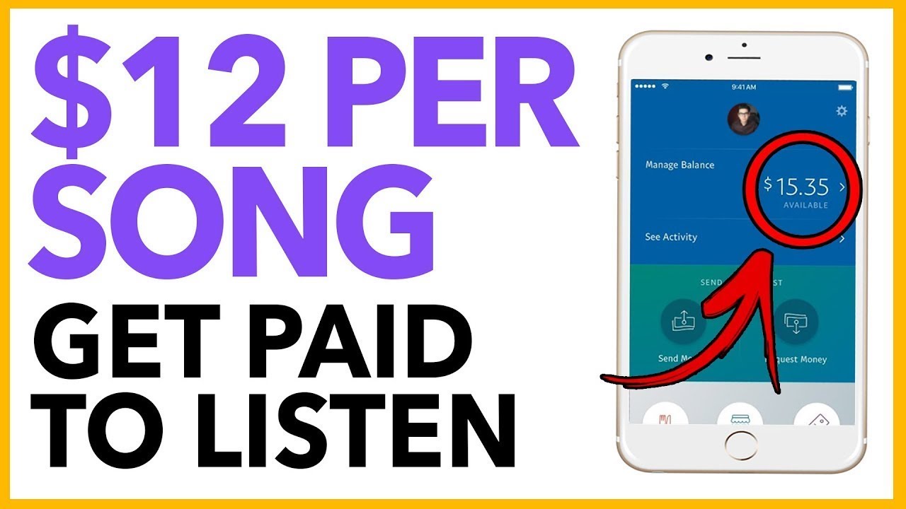 How To Make Money Listening To Music in 2020 ($12 PER SONG) 