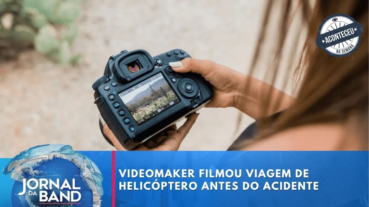 Videomaker publicou imagens do helicóptero antes da queda com Rick | Aconteceu na Semana