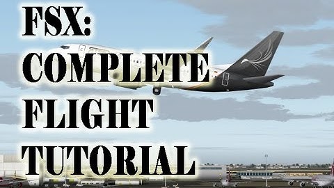 FSX: Complete flight tutorial with Boeing 737 flight from Mosnov to Ruzyne