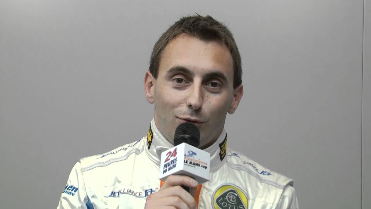 24 Heures du mans 2011, interview de Jonathan Hirschi pilote de la Lotus Evora n°65