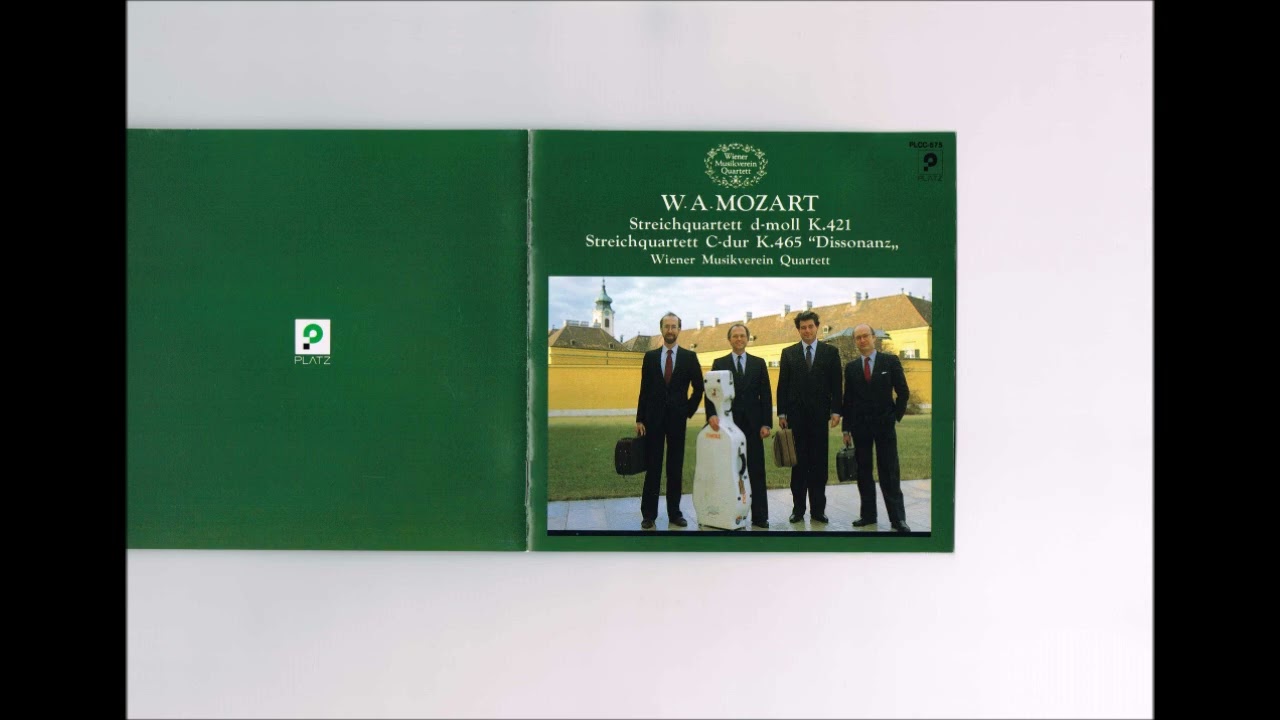 Mozart - String Quartet No.15 Wiener Musikverein Quartett - YouTube