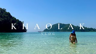 Vlog alone in Khao Lak 2024🇹🇭 เที่ยวเขาหลักพังงา ดูพระอาทิตย์ตก, one day trip หมู่เกาะสุรินทร์