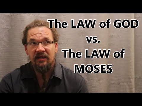 The LAW of GOD vs. The LAW of MOSES - YouTube