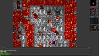 Tibia 7.4 (Level 32 Knight complete Spike Sword quest)