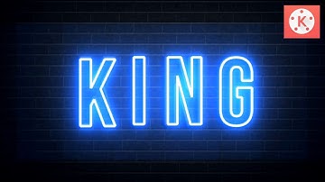 NEON TEXT EFFECT FOR CHANNEL INTRO KINEMASTER #kinemastertutorial #CreativeTechnical