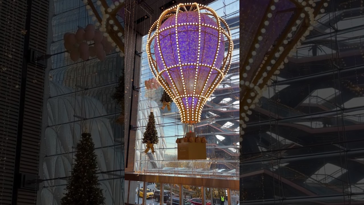 NYC.Hudson Yards holiday season.The shops