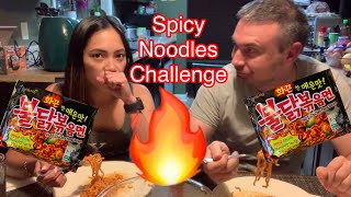 SPICY NOODLES CHALLENGE |With My boyfriend