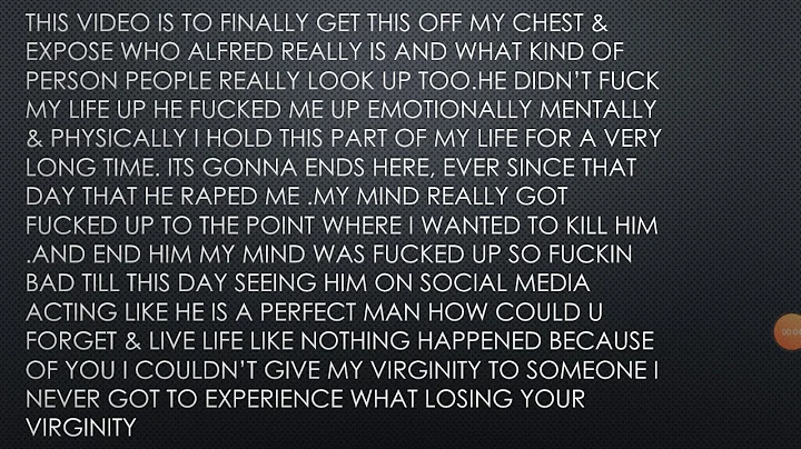 My story ( Read description please)