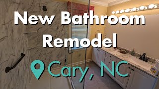 A BEAUTIFUL new FULL bathroom renovation in Cary, NC! by EZPro Baths Express 124 views 3 months ago 1 minute, 49 seconds