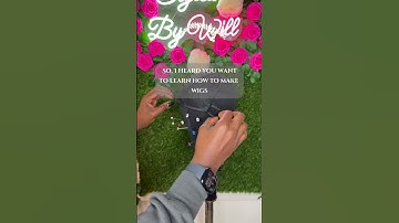 How to Make a wig #hairwig #hairtok #wigs #gluelesswig #wig #wigtutorial