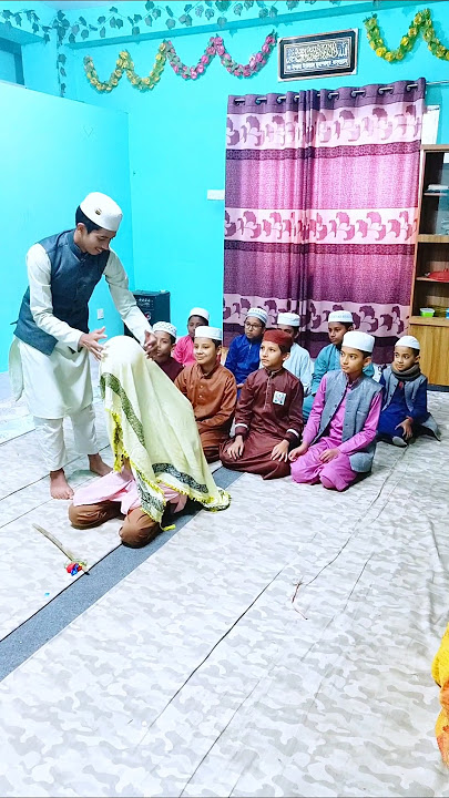 Madrasah students want to see how many talents play magic😀😀