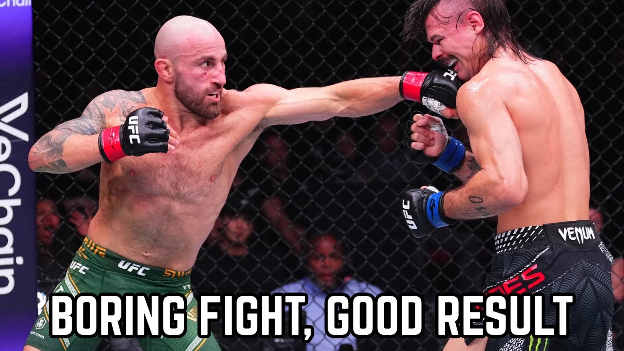 UFC 325 VOLKANOVSKI VS LOPES 2 INSTANT REACTION | UNC STILL GOT IT