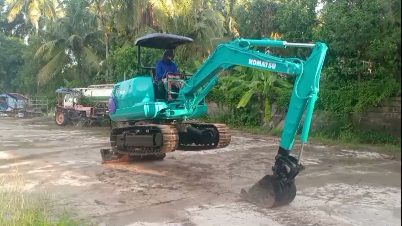 KOMATSU PC 30-7เครื่องเดิม ปั้มนิ้ว คอนโทนสั้น โซ่เต็มเอวแน่น  พร้อมใช้งาน 0884225217 + 064 1369831