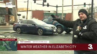 Winter weather in Elizabeth City