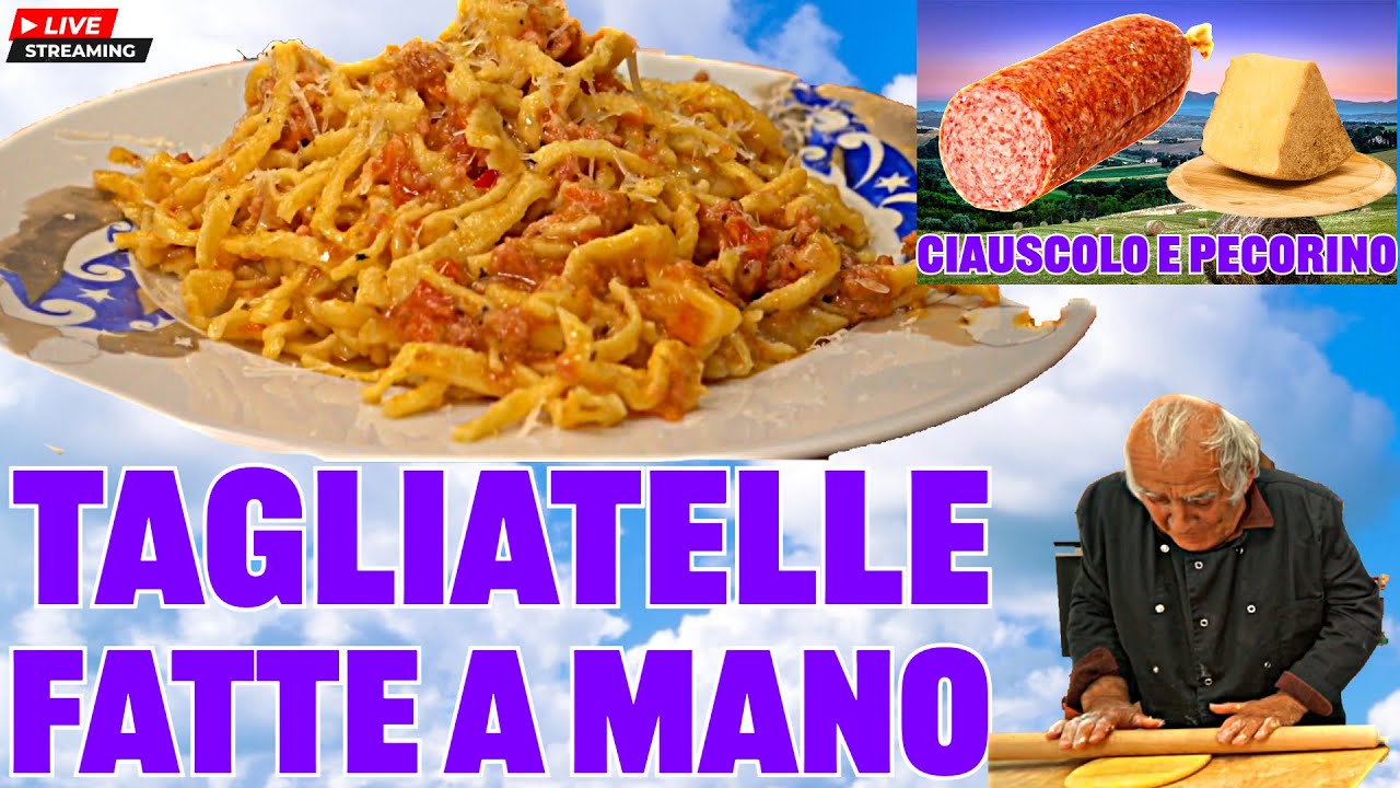 TAGLIATELLE al CIAUSCOLO DI ENRICO CUOCO ft. namepesh - IN CUCINA CON MATTEOHS | LIVE DEL 21 04 2024