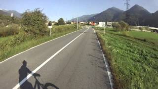 MTB Approaching roundabout - Top speed 45 kmh