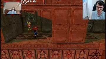 "Crash Bandicoot 1 But I Only Have 1 Life" | REACTING TO @TooneySA