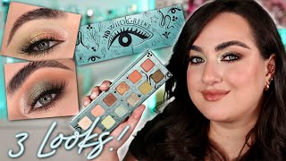URBAN DECAY WILD GREENS EYESHADOW PALETTE REVIEW! + 3 LOOKS!
