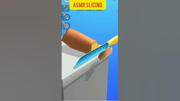 Asmr Slicing All Levels Gameplay Walkthrough | Kinetic Sand Cutting | Asmr slicing game #shorts