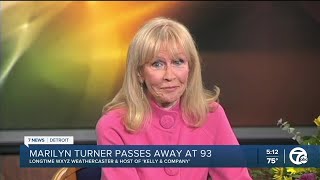 Longtime WXYZ weathercaster Marilyn Turner dies at 93