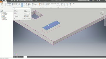 Hướng dẫn học Inventor - 43/61 Thiết kế tấm: cắt & chỉnh sửa góc (Cut & Corner Seam)