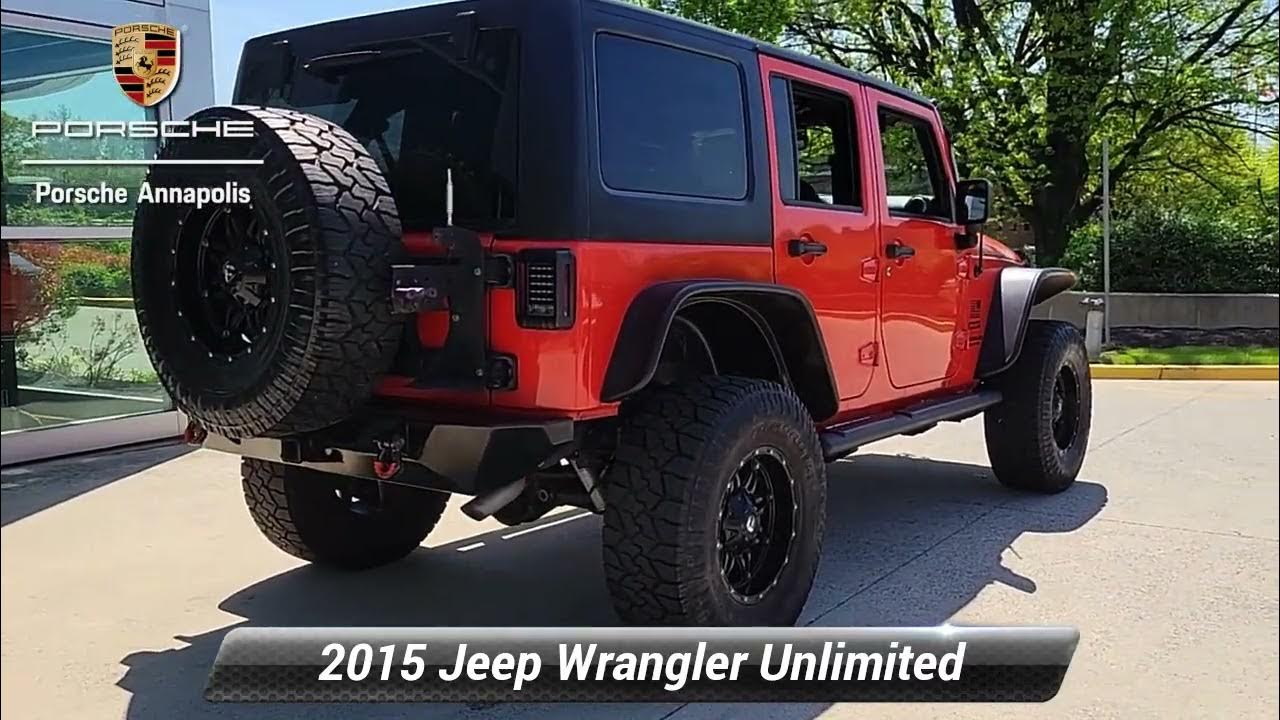 Used 2015 Jeep Wrangler Unlimited Sport, Annapolis, MD PPLB13694A - YouTube