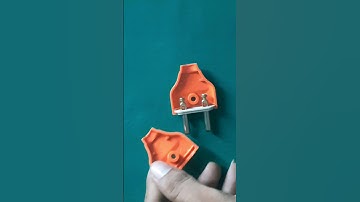How to wire connect in 2 pin plug | Proper Wire Joint To Plug #youtubeshorts #electrical #trending