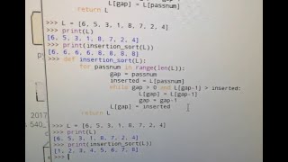 Sorting Algorithms. Part 3: Insertion Sort