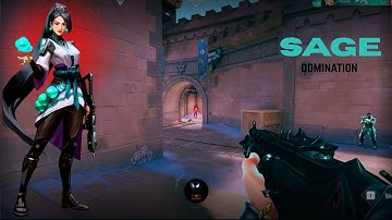 Silver lobby sage Domination// #valorant #gaming #tenz #ace #clutch #aimbot