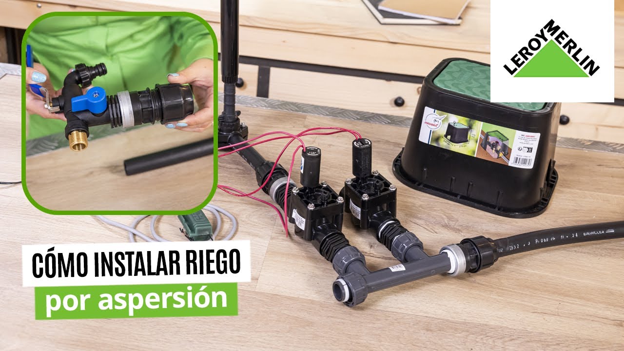 Cómo instalar riego por aspersión | LEROY MERLIN