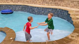 Swimming Pool Wrestling