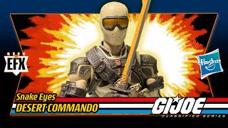 Famous Snake Eyes Desert Commando G.I.Joe Classifield Wealth