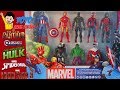 Unboxing Mainan Anak Superhero Marvel - Iron man Spiderman Hulk Captain America
