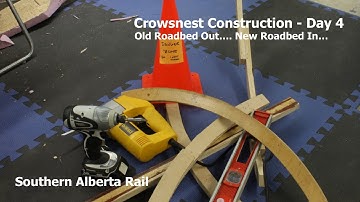 2021 Layout Construction Day 4 - Stitching The Layout Back Together - Southern Alberta Rail