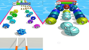 A-Z Run - All Levels Gameplay Walkthrough Android iOS (level 61-70) | #azrun #azrungame
