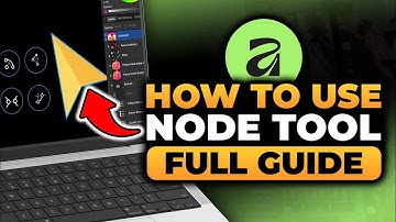 How To Use Node Tool in Affinity Designer (BEST FULL GUIDE) | Node Tool in Affinity Designer