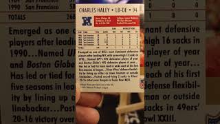 CHARLES HALEY 1991 PRO SET FOOTBALL CARD 🏈💪💯