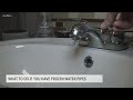 Are your water pipes frozen? Here are some things you can do