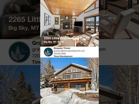 2265 Little Coyote Road, Big Sky, MT home video tour