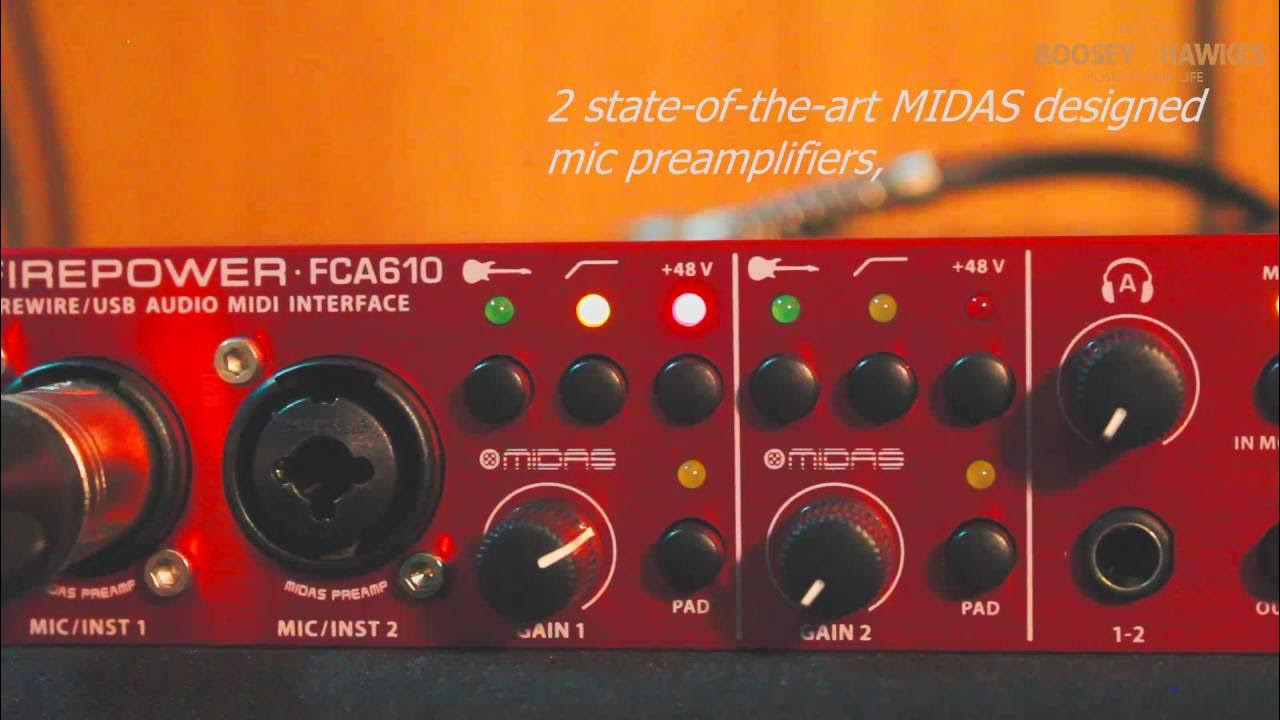 Review Behringer FCA610 audio interface (thai sound) by Wat M.O.S