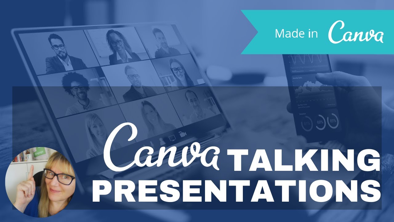 talking presentation on canva