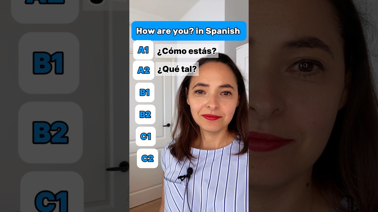 👋How Are You? in Spanish 💬 A1 to C2 